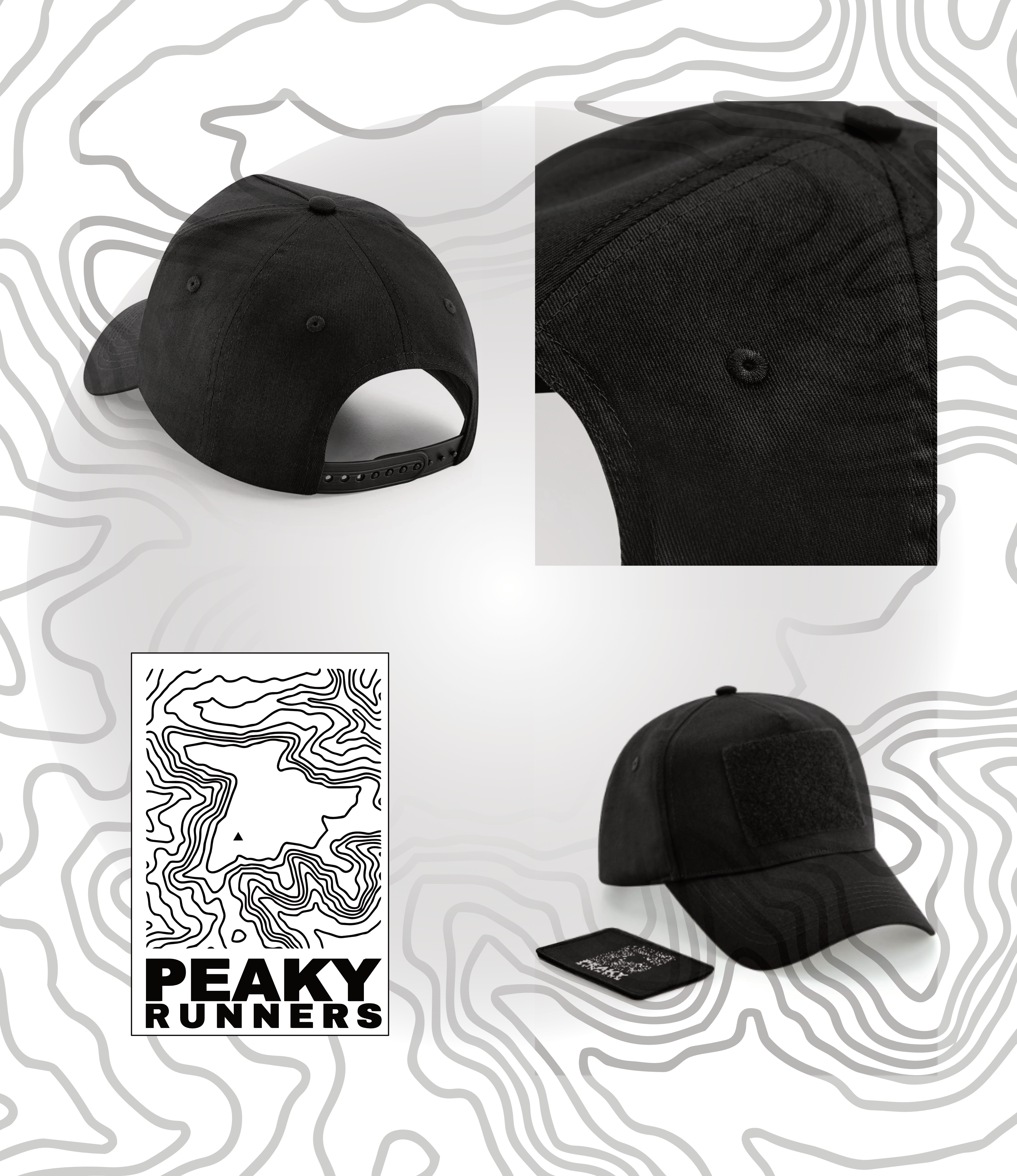 PEAKY - Trucker Hat Molle Patch