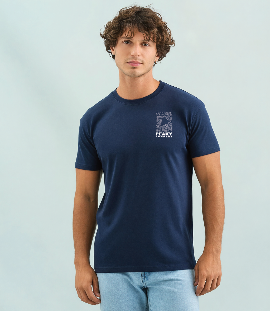 PEAKY RUNNERS - Cotton STAMP T Shirt Front only