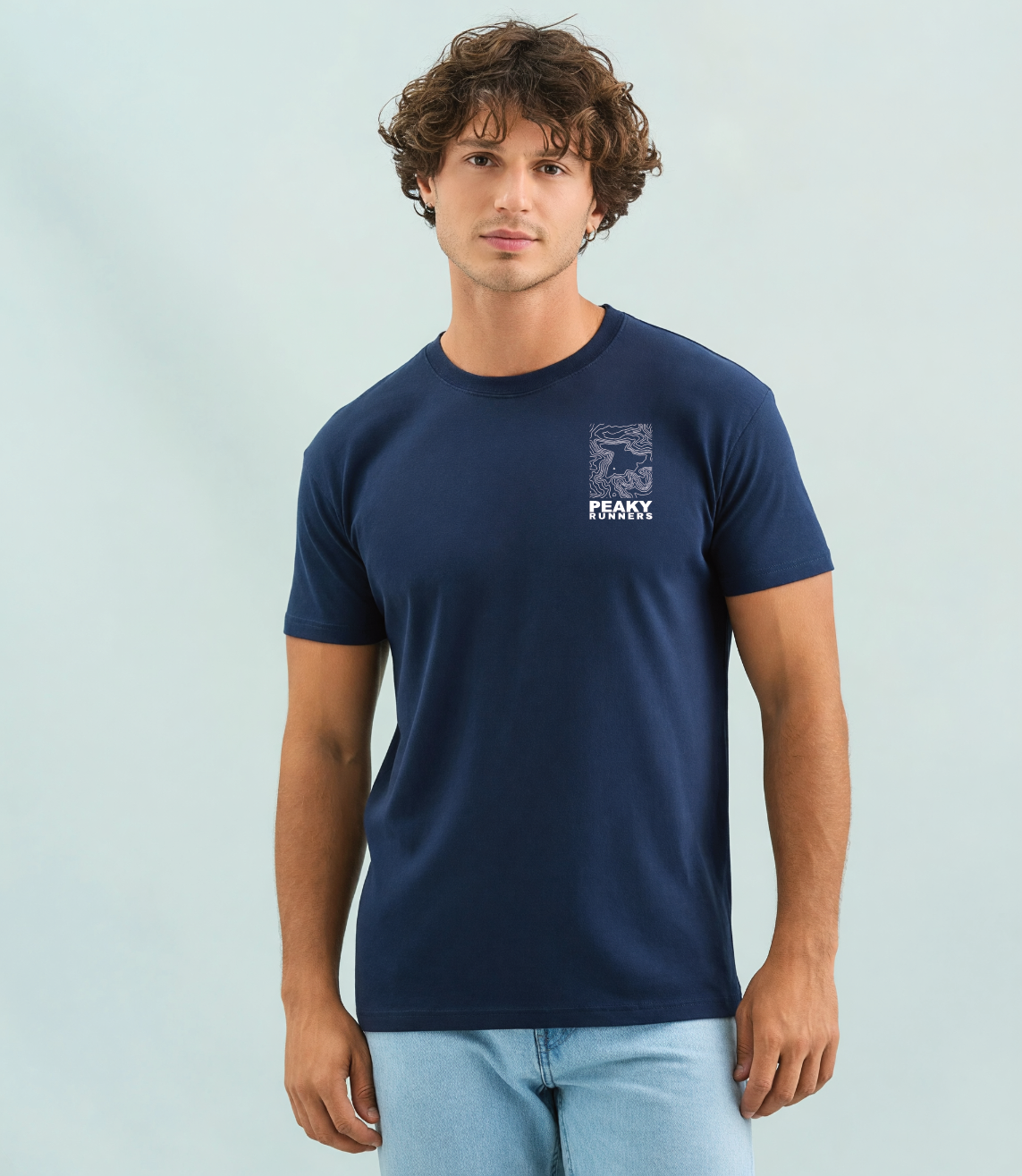 PEAKY RUNNERS - Cotton STAMP T Shirt Front only
