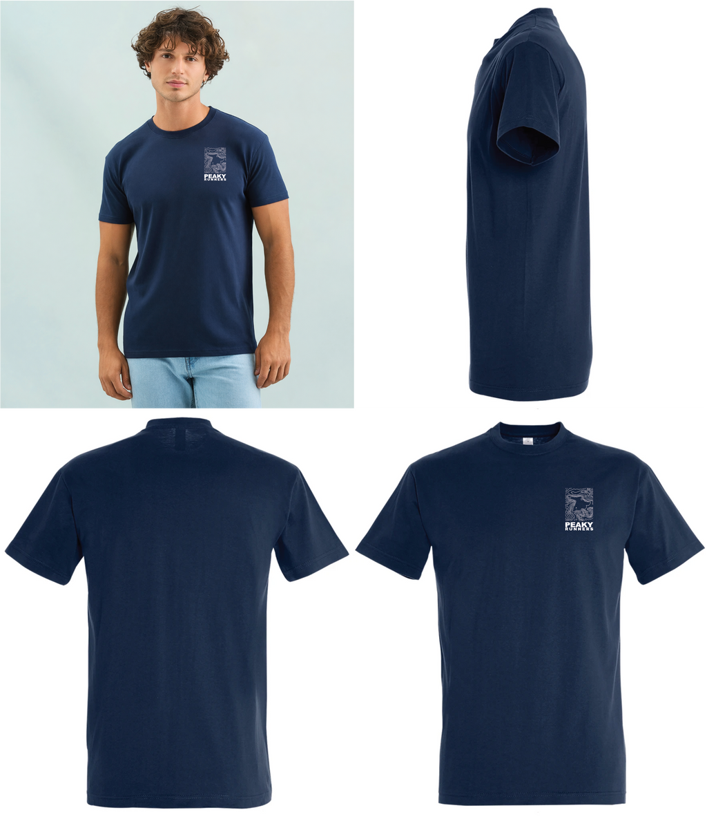 PEAKY RUNNERS - Cotton STAMP T Shirt Front only