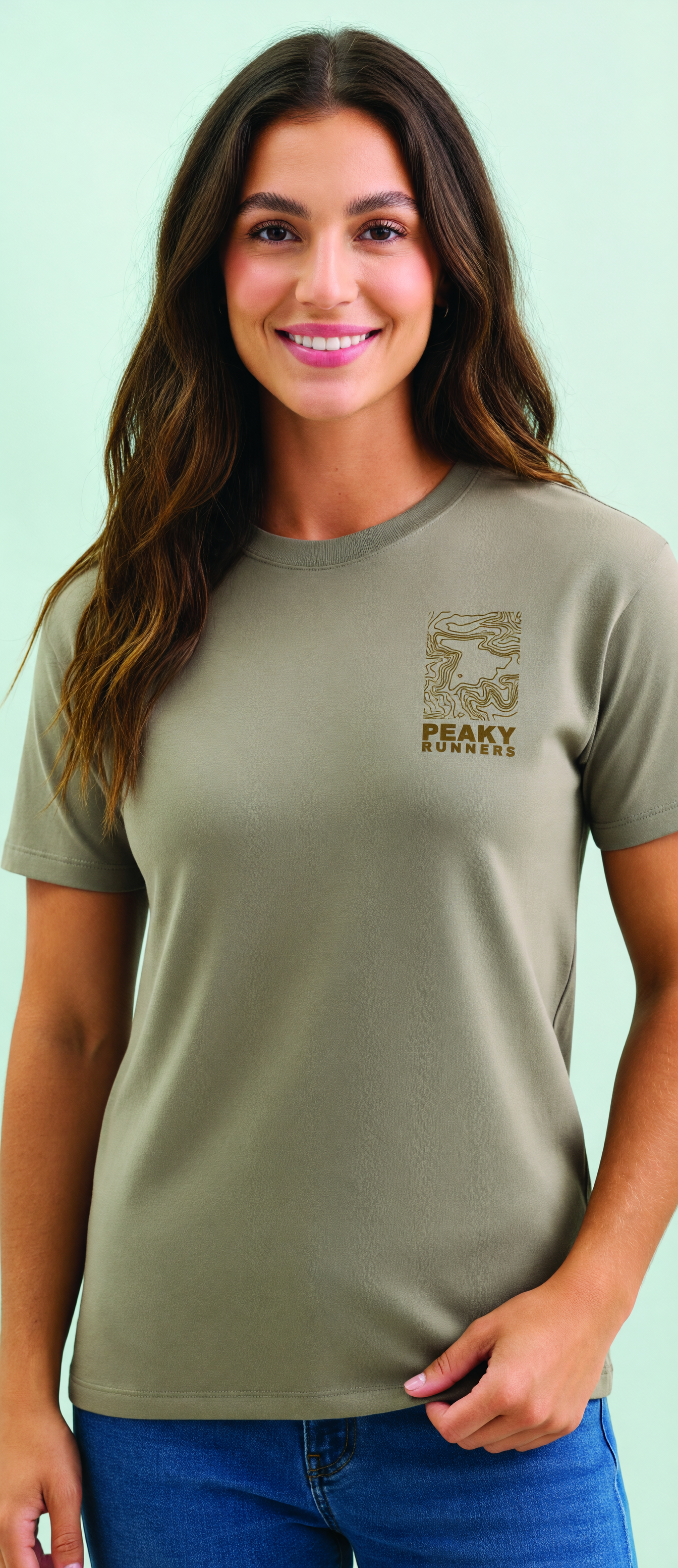 PEAKY RUNNERS - Cotton STAMP T Shirt Full Back SUMMER