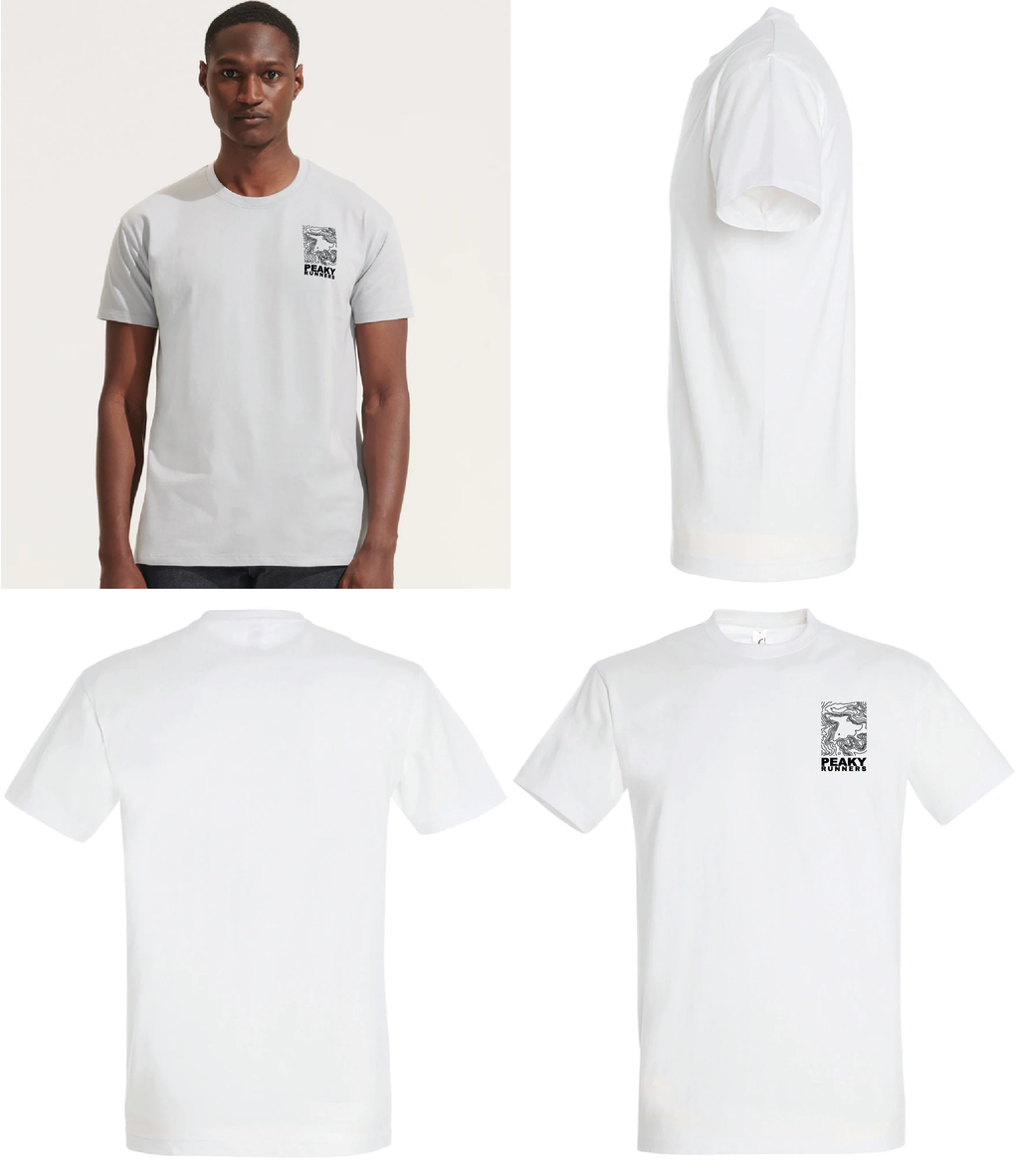 PEAKY RUNNERS - Cotton STAMP T Shirt Front only
